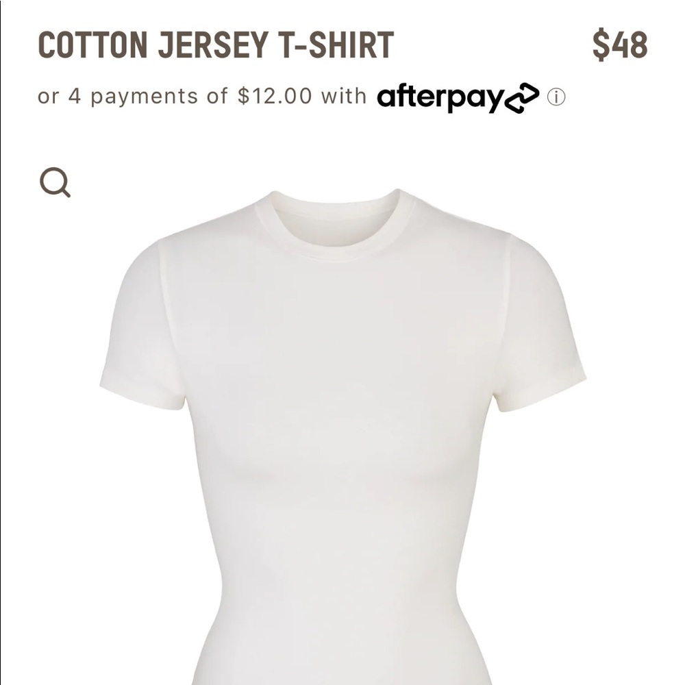 SKIMS cotton jersey t shirt
